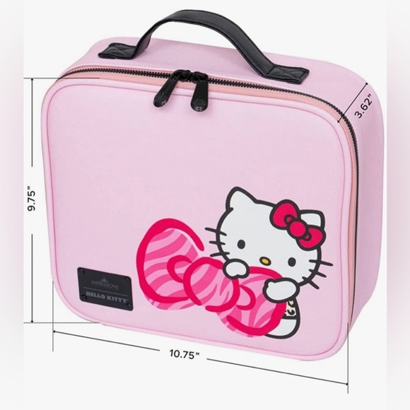 💖SOLD💖Hello Kitty Impressions Makeup Case Beauty Storage Pink - Picture 3 of 6